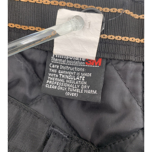 Labonville Insulated Winter Work Pants 34x30 Heavy-Duty Nylon Black USA Made - Picture 11 of 14